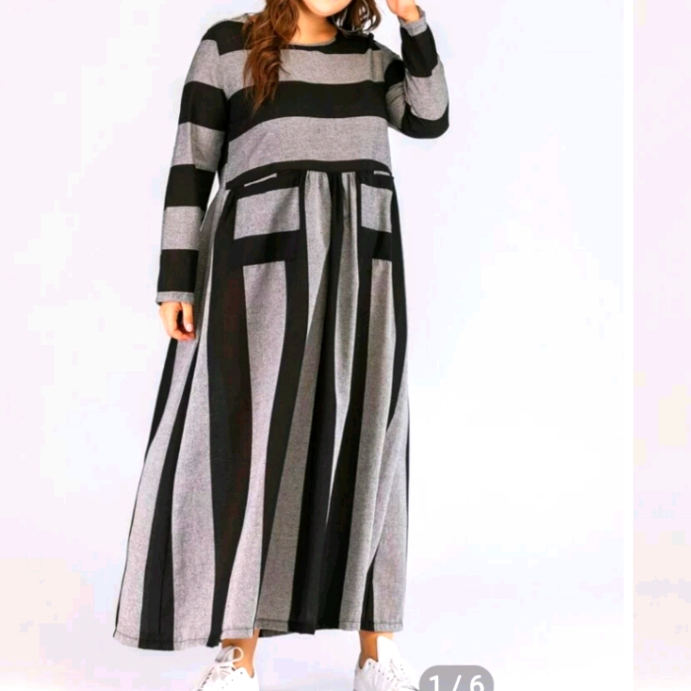 Shein Black/Grey | 2X dress